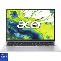 Laptop Acer 16'' Aspire Go 16 AG16-71P, WUXGA IPS 120Hz, Procesor Intel® Core™ i9-13900H (24M Cache, up to 5.40 GHz), 16GB DDR5, 1TB SSD, Intel Iris Xe, No OS, Pure Silver