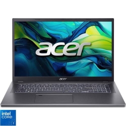 Laptop Acer 17.3'' Aspire 17 A17-51M, FHD IPS, Procesor Intel® Core™ 7 150U (12M Cache, up to 5.40 GHz), 16GB LPDDR5, 512GB SSD, Intel Graphics, No OS, Steel Gray