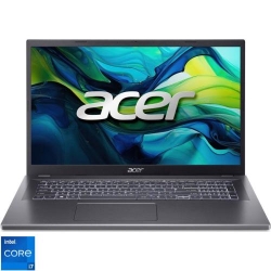 Laptop Acer 17.3'' Aspire 17 A17-51M, FHD IPS, Procesor Intel® Core™ i7-13620H (24M Cache, up to 4.90 GHz), 16GB LPDDR5, 1TB SSD, Intel UHD, No OS, Steel Gray