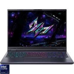 Laptop Acer Gaming 14.5'' Predator Helios Neo 14 AI PHN14-71, 2.8K OLED 120Hz, Procesor Intel® Core™ Ultra 7 255H (24M Cache, up to 5.10 GHz), 32GB LPDDR5X, 1TB SSD, GeForce RTX 5060 8GB, No OS, Abyssal Black