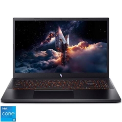 Laptop Acer Gaming 15.6'' Nitro V 15 ANV15-52, FHD IPS 165Hz, Procesor Intel® Core™ i5-13420H (12M Cache, up to 4.60 GHz), 16GB DDR5, 512GB SSD, GeForce RTX 3050 6GB, No OS, Obsidian Black