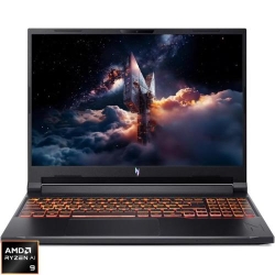 Laptop Acer Gaming 16'' Nitro V16 AI ANV16-61, WUXGA IPS 180Hz, Procesor AMD Ryzen™ AI 9 365 (24M Cache, up to 5.0 GHz), 32GB DDR5, 1TB SSD, GeForce RTX 5070 8GB, No OS, Obsidian Black