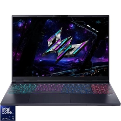 Laptop Acer Gaming 16'' Predator Helios Neo 16S AI PHN16S-71, WQXGA OLED 240Hz, Procesor Intel® Core™ Ultra 9 275HX (36M Cache, up to 5.40 GHz), 32GB DDR5, 1TB + 1TB SSD, GeForce RTX 5070 8GB, No OS, Abyssal Black