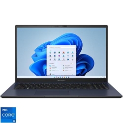 Laptop ASUS 15.6'' ExpertBook B1 B1502CBA, FHD, Procesor Intel® Core™ i7-1255U (12M Cache, up to 4.70 GHz), 16GB DDR4, 1TB SSD, Intel Iris Xe, Win 11 Pro, Star Black