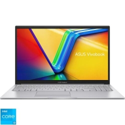 Laptop ASUS 15.6'' Vivobook 15 X1504ZA, FHD, Procesor Intel® Core™ i3-1215U (10M Cache, up to 4.40 GHz, with IPU), 8GB DDR4, 512GB SSD, GMA UHD, No OS, Cool Silver