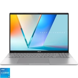 Laptop ASUS 16'' Vivobook S16 S3607VA, WUXGA 144Hz, Procesor Intel® Core™ i5-13420H (12M Cache, up to 4.60 GHz), 16GB DDR5, 1TB SSD, Intel UHD, No OS, Cool Silver