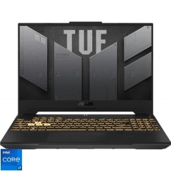 Laptop ASUS Gaming 15.6'' TUF F15 FX507ZC, FHD 144Hz, Procesor Intel® Core™ i7-12700H (24M Cache, up to 4.70 GHz), 16GB DDR5, 1TB SSD, GeForce RTX 3050 4GB, No OS, Mecha Gray