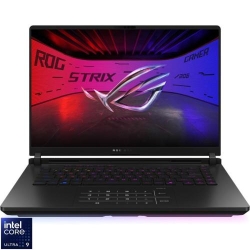 Laptop ASUS Gaming 16'' ROG Strix SCAR 16 G635LR, 2.5K Mini LED 240Hz, Procesor Intel® Core™ Ultra 9 275HX (36M Cache, up to 5.40 GHz), 64GB DDR5, 2x 2TB SSD, GeForce RTX 5070 Ti 12GB, Win 11 Pro, Off Black