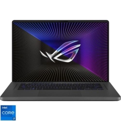 Laptop ASUS Gaming 16'' ROG Zephyrus G16 GU603ZV, QHD+ 240Hz, Procesor Intel® Core™ i7-12700H (24M Cache, up to 4.70 GHz), 16GB DDR4, 512GB SSD, GeForce RTX 4060 8GB, No OS, Eclipse Gray
