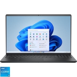 Laptop DELL 15.6'' Pro 15 Essential PV15250, FHD 120Hz, Procesor Intel® Core™ i5-1334U (12M Cache, up to 4.60 GHz), 16GB DDR5, 512GB SSD, Intel Integrated Graphics, Win 11 Pro, Carbon Black, 3Yr ProSupport