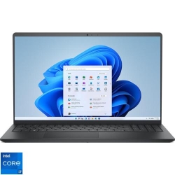 Laptop DELL 15.6'' Pro 15 Essential PV15250, FHD 120Hz, Procesor Intel® Core™ i7-1355U (12M Cache, up to 5.00 GHz), 16GB DDR5, 512GB SSD, Intel Integrated Graphics, Win 11 Pro, Carbon Black, 3Yr ProSupport