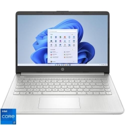 Laptop HP 14'' 14s-dq5003nq, FHD, Procesor Intel® Core™ i7-1255U (12M Cache, up to 4.70 GHz), 16GB DDR4, 512GB SSD, Intel Iris Xe, Win 11 Home, Silver