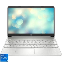 Laptop HP 15.6'' 15s-fq5052nq, FHD, Procesor Intel® Core™ i7-1255U (12M Cache, up to 4.70 GHz), 16GB DDR4, 512GB SSD, Intel Iris Xe, Free DOS, Silver