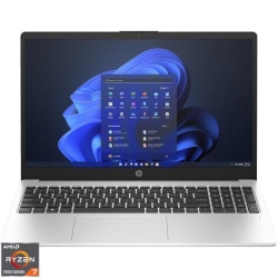 Laptop HP 15.6'' 255 G10, FHD, Procesor AMD Ryzen™ 7 7730U (16M Cache, up to 4.5 GHz), 16GB DDR4, 512GB SSD, AMD Radeon, Win 11 Pro, Turbo Silver