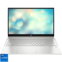 Laptop HP 15.6'' Pavilion 15-eg2015nq, FHD IPS, Procesor Intel® Core™ i7-1260P (18M Cache, up to 4.70 GHz), 16GB DDR4, 512GB SSD, Intel Iris Xe, Free DOS, Silver