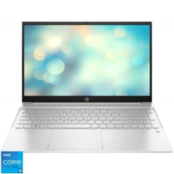 Laptop HP 15.6'' Pavilion 15-eg2033nq, FHD IPS, Procesor Intel® Core™ i5-1235U (12M Cache, up to 4.40 GHz, with IPU), 8GB DDR4, 512GB SSD, Intel Iris Xe, Free DOS, Silver