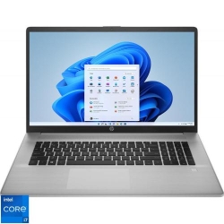 Laptop HP 17.3'' 470 G8, FHD IPS, Procesor Intel® Core™ i7-1165G7 (12M Cache, up to 4.70 GHz, with IPU), 16GB DDR4, 512GB SSD, Intel Iris Xe, Win 11 Pro, Silver