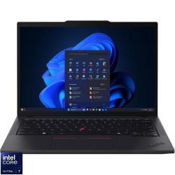 Laptop Lenovo 14'' ThinkPad T14 Gen 6, WUXGA IPS, Procesor Intel® Core™ Ultra 7 255U (12M Cache, up to 5.20 GHz), 32GB DDR5, 512GB SSD, Intel Graphics, Win 11 Pro, Black