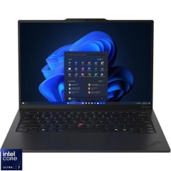 Laptop Lenovo 14'' ThinkPad X1 Carbon Gen 13 Aura Edition, 2.8K OLED 120Hz VRR Touch, Procesor Intel® Core™ Ultra 7 255U (12M Cache, up to 5.20 GHz), 32GB LPDDR5X, 1TB SSD, Intel Graphics, 5G, Win 11 Pro, Black, Paint