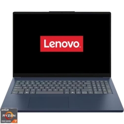 Laptop Lenovo 16'' IdeaPad Slim 3 16ARP10, WUXGA IPS, Procesor AMD Ryzen™ 7 7735HS (16M Cache, up to 4.75 GHz), 24GB DDR5, 1TB SSD, AMD Radeon 680M, No OS, Cosmic Blue