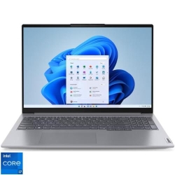 Laptop Lenovo 16'' ThinkBook 16 G6 IRL, WUXGA IPS, Procesor Intel® Core™ i7-13700H (24M Cache, up to 5.00 GHz), 16GB DDR5, 512GB SSD, Intel Iris Xe, Win 11 Pro, Arctic Grey