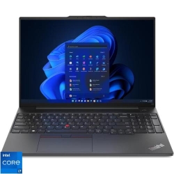 Laptop Lenovo 16'' ThinkPad E16 Gen 1, WUXGA IPS, Procesor Intel® Core™ i7-1355U (12M Cache, up to 5.00 GHz), 40GB DDR4, 1TB SSD, GeForce MX550 2GB, Win 11 Pro, Graphite Black