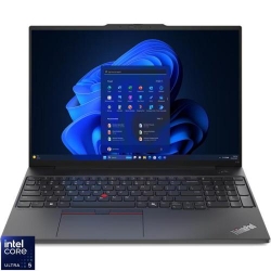 Laptop Lenovo 16'' ThinkPad E16 Gen 2, WUXGA IPS, Procesor Intel® Core™ Ultra 5 125U (12M Cache, up to 4.30 GHz), 16GB DDR5, 512GB SSD, Intel Graphics, Win 11 Pro, Graphite Black