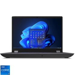 Laptop Lenovo 16'' ThinkPad P16 Gen 1, WUXGA IPS, Procesor Intel® Core™ i7-12800HX (25M Cache, up to 4.80 GHz), 16GB DDR5, 512GB SSD, RTX A2000 8GB, Win 11 DG Win 10 Pro, Storm Grey