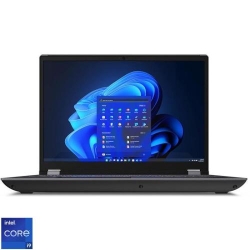Laptop Lenovo 16'' ThinkPad P16 Gen 2, WQXGA IPS 165Hz, Procesor Intel® Core™ i9-13980HX (36M Cache, up to 5.60 GHz), 32GB DDR5, 1TB SSD, RTX 4000 Ada 12GB, Win 11 Pro, Storm Grey (Top) - Villi Black (Bottom)