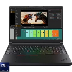 Laptop Lenovo 16'' ThinkPad P16 Gen 3, WQUXGA IPS, Procesor Intel® Core™ Ultra 9 275HX (36M Cache, up to 5.40 GHz), 64GB DDR5, 1TB SSD, RTX PRO 4000 Blackwell 16GB, Win 11 Pro, Black