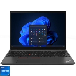 Laptop Lenovo 16'' ThinkPad T16 Gen 1, WQXGA IPS, Procesor Intel® Core™ i7-1260P (18M Cache, up to 4.70 GHz), 32GB DDR4, 1TB SSD, GeForce MX550 2GB, 4G LTE, Win 11 Pro, Thunder Black