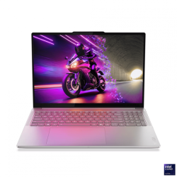 Laptop Lenovo 16'' Yoga Pro 9 16IAH10, 3.2K OLED 120Hz, Procesor Intel® Core™ Ultra 9 285H (24M Cache, up to 5.40 GHz), 64GB LPDDR5X, 2x 1TB SSD, GeForce RTX 5070 8GB, Win 11 Pro, Luna Grey, 3Yr Onsite Premium Care