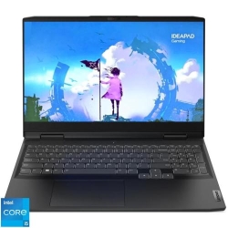 Laptop Lenovo Gaming 15.6'' IdeaPad 3 15IAH7, FHD IPS 120Hz, Procesor Intel® Core™ i5-12450H (12M Cache, up to 4.40 GHz), 8GB DDR4, 512GB SSD, GeForce RTX 3050 Ti 4GB, No OS, Onyx Grey
