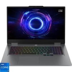 Laptop Lenovo Gaming 17.3'' LOQ 17IRX10, FHD IPS 165Hz, Procesor Intel® Core™ i7 14700HX (33M Cache, up to 5.50 GHz), 32GB DDR5, 1TB SSD, GeForce RTX 5060 8GB, No OS, Luna Grey