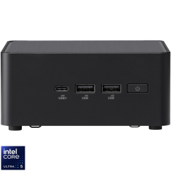 Mini PC Asus NUC 14 Pro RNUC14RVHU500002I cu procesor Intel® Core™ Ultra 5 125H pana la 4.5 GHz, fara RAM, fara stocare, Intel® Arc™ Graphics, No OS, EU cord, Black