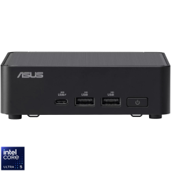 Mini PC Asus NUC 14 Pro RNUC14RVKU500002I cu procesor Intel® Core™ Ultra 5 125H pana la 4.5 GHz, fara RAM, fara stocare, Intel® Arc™ Graphics, No OS, EU cord, Black