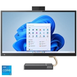 Sistem All-in-One Lenovo IdeaCentre 5 27IOB6 cu procesor Intel® Core™ i5-11400T pana la 3.70 GHz, Rocket Lake, 16GB DDR4, 1TB SSD M.2 2280 PCIe 3.0 NVMe, NVIDIA GeForce RTX 3050 4GB GDDR6, Windows 11 Home 64, Stormy Grey