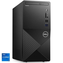 Sistem Desktop Dell Vostro 3910 MT cu procesor Intel® Core™ i7-12700 pana la 4.90 GHz, Alder Lake, 16GB, 512GB SSD M.2 PCIe NVMe, Intel® UHD Graphics 770, Windows 11 Pro