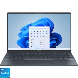 Ultrabook ASUS 14'' ZenBook 14 UX425EA, FHD, Procesor Intel® Core™ i5-1135G7 (8M Cache, up to 4.20 GHz), 8GB DDR4X, 512GB SSD, Intel Iris Xe, Win 11 Home, Pine Grey