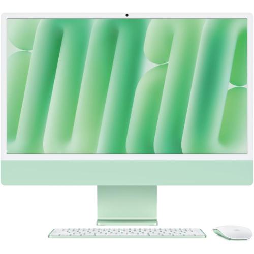 All-In-One PC Apple iMac 24 inch 4.5K Retina, Procesor Apple M4, 16GB RAM, 1TB SSD, 10 core GPU, macOS Sequoia, INT keyboard, Green