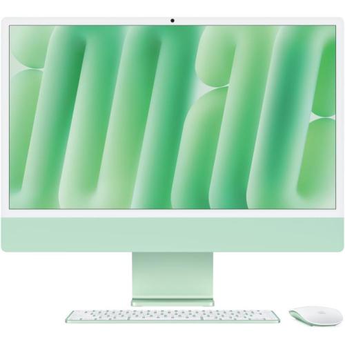 All-In-One PC Apple iMac 24 inch 4.5K Retina, Procesor Apple M4, 16GB RAM, 1TB SSD, 8 core GPU, macOS Sequoia, INT keyboard, Green
