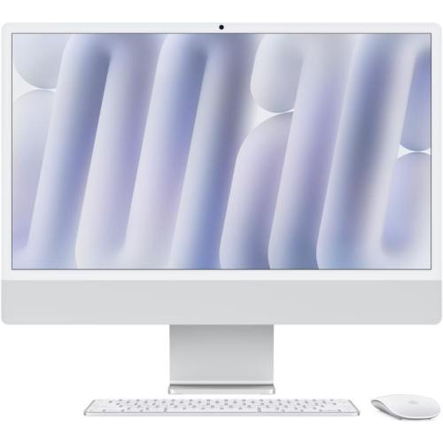 All-In-One PC Apple iMac 24 inch 4.5K Retina, Procesor Apple M4, 32GB RAM, 512GB SSD, 10 core GPU, macOS Sequoia, RO keyboard, Silver