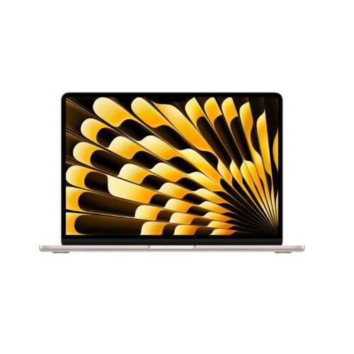 Laptop Apple 13.6'' MacBook Air 13 with Liquid Retina, Apple M4 chip (10-core CPU), 16GB, 1TB SSD, Apple M4 10-core GPU, macOS, Starlight, INT keyboard, 2025