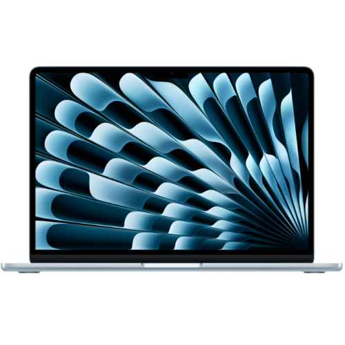 Laptop Apple 13.6'' MacBook Air 13 with Liquid Retina, Apple M4 chip (10-core CPU), 16GB, 512GB SSD, Apple M4 10-core GPU, macOS, Sky Blue, INT keyboard, 2025