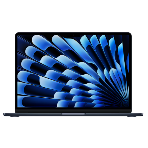Laptop Apple 13.6'' MacBook Air 13 with Liquid Retina, Apple M4 chip (10-core CPU), 24GB, 512GB SSD, Apple M4 10-core GPU, macOS, Midnight, INT keyboard, 2025