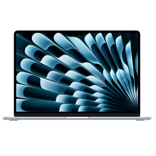 Laptop Apple 15.3'' MacBook Air 15 with Liquid Retina, Apple M4 chip (10-core CPU), 24GB, 512GB SSD, Apple M4 10-core GPU, macOS, Sky Blue, INT keyboard, 2025