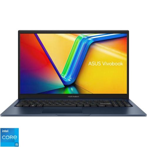 Laptop ASUS 15.6'' Vivobook 15 A1502VA, FHD, Procesor Intel® Core™ i5-13420H (12M Cache, up to 4.60 GHz), 16GB DDR4, 1TB SSD, Intel UHD, No OS, Quiet Blue