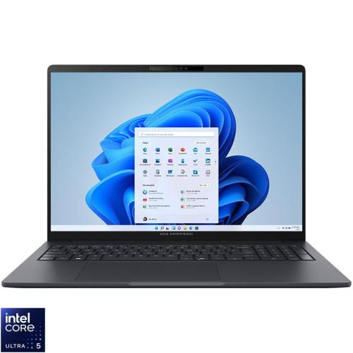 Laptop ASUS 16'' ExpertBook B3 B3605CCA, WUXGA, Procesor Intel® Core™ Ultra 5 225H (18M Cache, up to 4.90 GHz), 16GB DDR5, 512GB SSD, Intel Integrated Graphics, Win 11 Pro, Gentle Grey