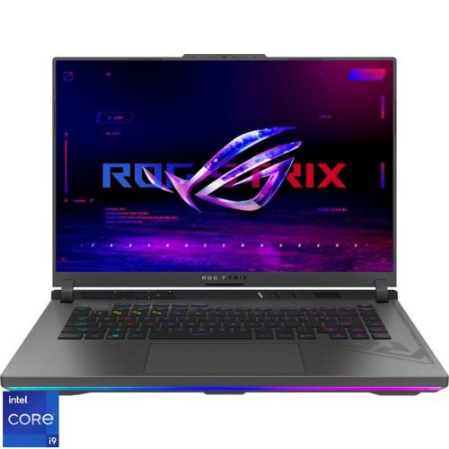 Laptop ASUS Gaming 16'' ROG Strix G16 G614JI, QHD+ 240Hz, Procesor Intel® Core™ i9-13980HX (36M Cache, up to 5.60 GHz), 32GB DDR5, 1TB SSD, GeForce RTX 4070 8GB, No OS, Volt Green