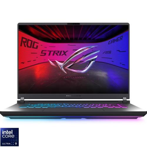 Laptop ASUS Gaming 16'' ROG Strix G16 G615LP, 2.5K 240Hz, Procesor Intel® Core™ Ultra 9 275HX (36M Cache, up to 5.40 GHz), 16GB DDR5, 1TB SSD, GeForce RTX 5070 8GB, No OS, Eclipse Gray